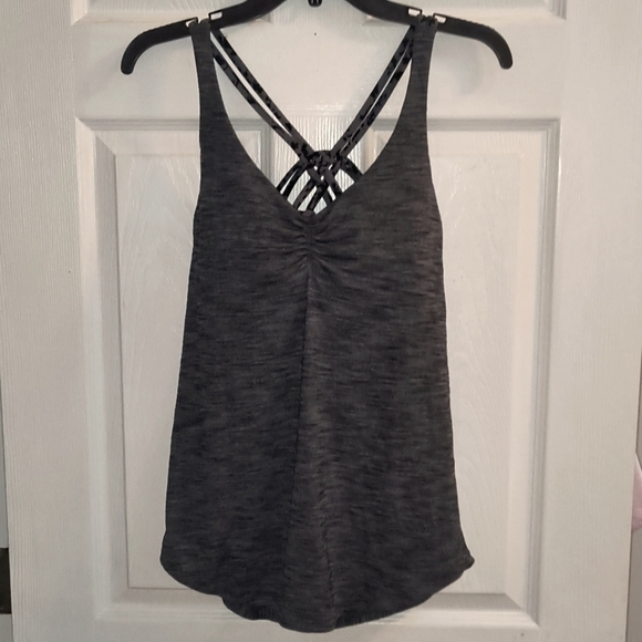 Lululemon knot your typical tank Gray Size 6 - Picture 2 of 5